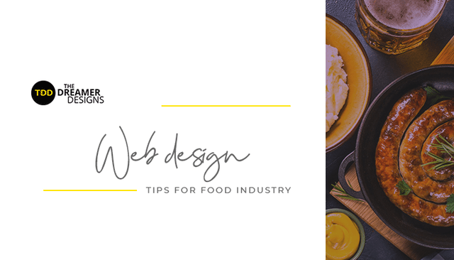 Web design tips for Food industry